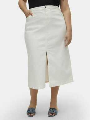 Vero Moda Curve Suknja 'LUCKY' bijela