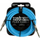 Ernie Ball Flex Instrument Cable Straight/Straight Plava 6 m Ravni - Ravni
