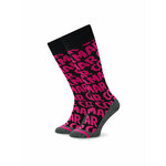 Visoke unisex čarape Colmar Wording 5280 5VG Neon Pink/Black 198