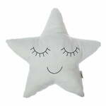 Svjetlosivi pamučni dječji jastuk Mike &amp; Co. NEW YORK Pillow Toy Star, 35 x 35 cm