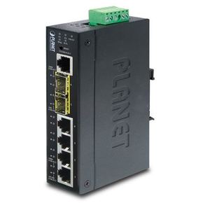 Planet Industrial L2+ 4-Port 10/100/1000T + 2-Port 100/1000X SFP Managed Switch PLT-IGS-5225-4T2S