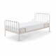 Ružičasti metalni dječji krevet Vipack Alice, 90 x 200 cm