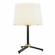 ARGON 8319 | Cavalino Argon stolna svjetiljka 39cm s prekidačem 1x E27 crno, zlatno, krem