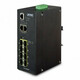 Planet Industrial 10-Port , (8x 100 1000 SFP slots 2x RJ45 GbE) Managed Switch (-40~75C) PLT-IGS-10080MFT