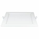 LED panel 18 W, kvadratni, ugradna montaža, 2700 K (toplo bijela boja svjetla), 1380 lm, Ra> 80, 20.000 h, promjer svjetiljke: 220 mm, promjer otvora za montažu: 200-210 mm, materijal: PC, 165-265 V~ 50-60 Hz