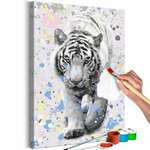 Slika za samostalno slikanje - White Tiger 40x60