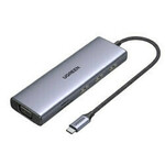 UGREEN USB Hub USB-C na 3xUSB 3.0 A, VGA, HDMI, RJ45 Gigabit, SD/TF, PD, 3.5mm, sivi; Brand: UGREEN; Model: ; PartNo: 6941876216017; 66367 USB C Hub: - UGREEN 10 in 1 USB C hub provides 4K HDMI and 1080P VGA dual monitor extended, gigabit...