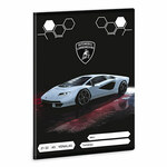 Ars Una: Lamborghini siva bilježnica s crtama A/5 21-32