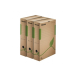 ESSELTE kutija za arhiviranje, A4, 80 mm, reciklirani karton, "Eco", smeđi