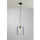 FANEUROPE I-SMITH-S1 | Smith Faneurope visilice svjetiljka Luce Ambiente Design 1x E27 crno mat, zlato mat