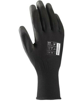 Natopljene rukavice ARDONSAFETY/BUCK BLACK 09/L - 'čarapa' | A9061/V1/09