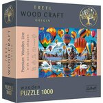 Wood Craft: Šareni baloni na vrući zrak 1000 kom vrhunske drvene puzzle - Trefl
