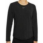 Ženska majica dugih rukava Nike Dri-Fit One Luxe LS Top W - black/reflective silver