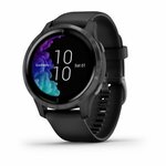 Garmin Venu pametni sat, Black Slate, crni