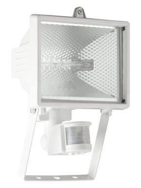 BRILLIANT 96164/05 | Tanko Brilliant reflektori svjetiljka sa senzorom 1x R7s IP44 bijelo