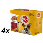Pedigree mokra hrana za odrasle pse, 4 x ( 12 x 100g)