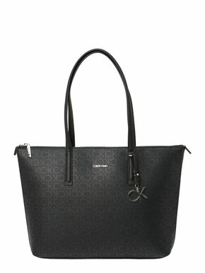 Calvin Klein Shopper torba antracit siva / crna