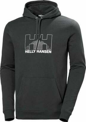 Helly Hansen Nord Graphic Pull Over Hoodie Ebony 2XL Majica s kapuljačom na otvorenom
