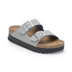 Birkenstock Arizona PAP Flex Platform Birko-Flor Narrow Fit Žene - Sandale Birkenstock - Siva - 1028439-5.5 - Size: 5.5