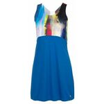 Ženska teniska haljina Fila Dress Fleur - blue lolite/white