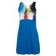 Ženska teniska haljina Fila Dress Fleur - blue lolite/white