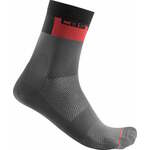 Castelli Blocco 15 Sock Dark Gray L/XL Biciklistički čarape