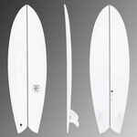 Daska za surfanje 900 5'8" 35 l s 2 peraje