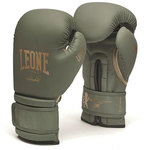 Leone Military Edition rukavice za boks (sintetske rukavice atraktivnog talijanskog dizajna u zelenoj mat varijanti)