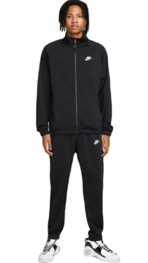 Muška teniska trenerka Nike Club Sportswear Sport Casual Track Suit - black/white