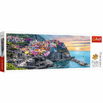 Vernazza u zalasku, Italija Panorama puzzle 500 kom - Trefl