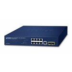 PLANET 10/100/1000T + 2-Port Upravljano L2/L4 Gigabit Ethernet (10/100/1000) 1U Plavo