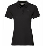 Ženski teniski polo majica Head Club Tech Polo Shirt W - black