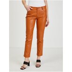 Brown leatherette pants ORSAY - Ladies narančasta DP-3547108
