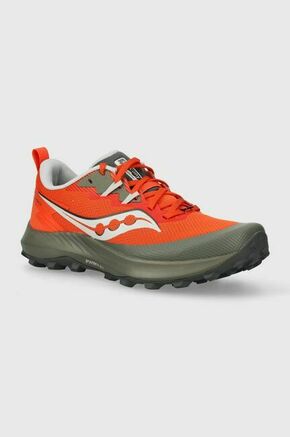 Saucony Peregrine 14 Mens Shoes Pepper/Bough 41 Trail obuća za trčanje
