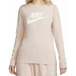 Ženska majica dugih rukava Nike Swoosh Essential Long Sleeve Icon Futura - pink oxford
