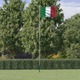 Talijanska zastava i jarbol 6 23 m aluminijski