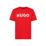 HUGO Majica 'Dulivio' svijetlocrvena / bijela