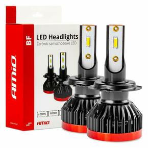 AMiO BF Series H7 LED Headlight žarulje - do 95% više svjetla - 6000KAMiO BF Series H7 LED Headlight bulbs - up to 95% more light - 6000K H7-BF-02242-2