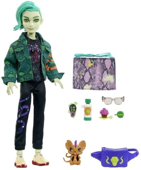 Monster High™: Deuce Gorgon lutka s kućnim ljubimcem i dodacima - Mattel