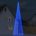 vidaXL Svjetlo za božićno drvce na stijegu 3000 LED plave 800 cm