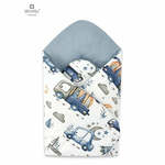 MimiNu jastuk dekica za novorođenče - Cars plavi