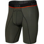 SAXX Kinetic Long Leg Boxer Brief Grey Mini Stripe XL Donje rublje za fitnes