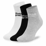 Set od 3 para unisex visokih čarapa Reebok R0429-SS24 (3-pack) Šarena