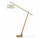 Podna svjetiljka sa svijetlobež sjenilom i Good &amp; Mojo Montblanc konstrukcijom od bambusa