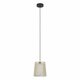 EGLO 900902 | Fattoria Eglo visilice svjetiljka 1x E27 crno, bezbojno, bijelo