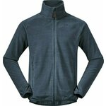 Bergans Hareid Fleece Jacket NoHood Orion Blue S Majica s kapuljačom na otvorenom