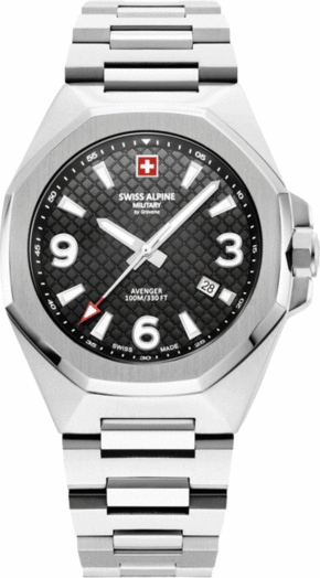 Sat Swiss Alpine Military 7005.1137 Silver/Black