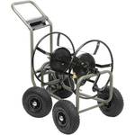 Profesionalna kolica za crijeva za teške potrebe, metalna 135m Hozelock 59505 1 St. crna, siva kolica za crijevo (prazna)