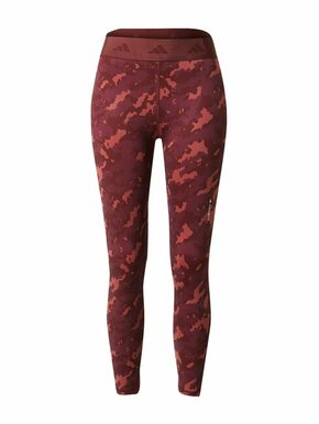 ADIDAS PERFORMANCE Sportske hlače burgund / boja vina / pastelno crvena