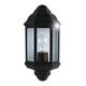 SEARCHLIGHT 280BK | OutdoorS-005 Searchlight zidna svjetiljka 1x E27 IP44 crno, prozirno